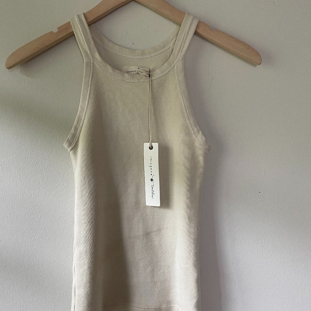 Imogene & Willie vintage white ribbed racerback